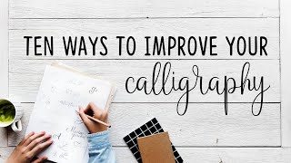 CALLIGRAPHY FOR BEGINNERS [upl. by Aziaf]