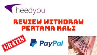 HeedYou  Review Withdraw Perdana [upl. by Nickey]