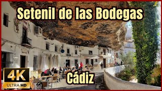 🇪🇸 Setenil de las Bodegas Cádiz Drone 4k [upl. by Anorahs796]