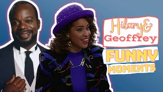 Hilary amp Geoffrey Funny Moments  The Fresh Prince of BelAir [upl. by Harpole596]