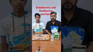 Endothermic and Exothermic reaction scienceexperiment experiment pankajsir [upl. by Einram]