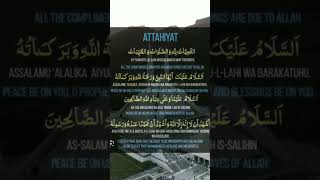 Attahiyat  Tashahhud  Learn Tashahhud with Tajweeed and English Translation viral namaz islam [upl. by Alenoel]