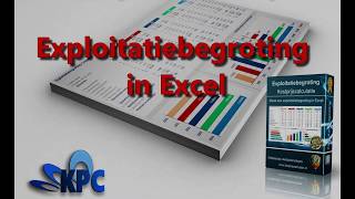 Exploitatiebegroting in Excel [upl. by Ontine574]