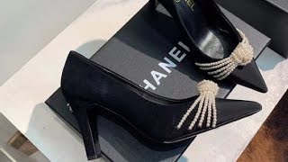 Beautiful CHANEL heels designs for girls and women 👠😍 latest branded heels design 🤩👠 [upl. by Stanford]