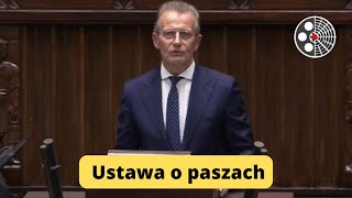 Zbigniew Ajchler  o zmianie ustawy o paszach [upl. by Airtemad]