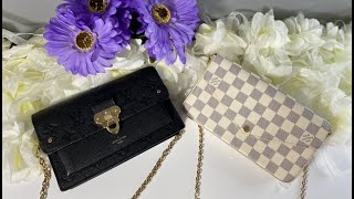 LV Félicie Pochette and Vavin Chain Wallet  What fits  Mod Shots [upl. by Dorwin932]