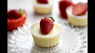 Mini Strawberry Cheesecakes [upl. by Stallworth]