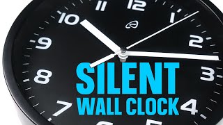 Auriol Wall Clock from LIDL  SILENT Quartz Wall Clock Review [upl. by Akapol]