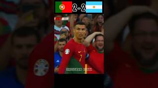 Portugal VS Argentina Imaginary World Cup Final Highlights  Battle Of GOATS  ronaldo vs messi [upl. by Noramac]