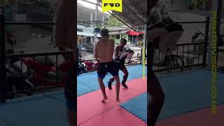 ️‍🔥 Haggerty rapid fire kicks preparing for Superlek Sept 6 ️‍🔥 muaythai thaiboxing combatsport [upl. by Haral889]