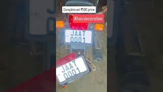 Naam number plate banvae Khan decoration Julana 🌶️🌶️🌶️ [upl. by Senalda308]