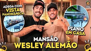 A VIDA DE WESLEY ALEMÃO EM UMA DAS COBERTURAS MAIS CARAS DE SP  Podpah Visita 56 [upl. by Kirred]