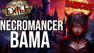 325 Still TOO Much Damage Necromancer BAMA Minion League Starter Build Guide [upl. by Vin]