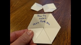 How to make a Hexaflexagon [upl. by Modesta]