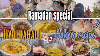 Ramadan Special Hyderabadi Haleem recipe 😋  Ramadan shopping haul 🥰  hyderabadihaleem [upl. by Minnnie777]