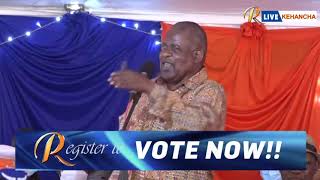 Raila laughs hard at this hilarious speech from Homabay governor Cyprian Awiti aka Akuba Akuba [upl. by Arahas]