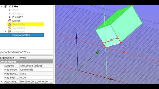 freecad normteile teile mit array usw parametrisch quoteinbauenquot tutorial beispiel anleitung ton [upl. by Bodnar]