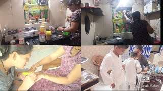 Daily Vlog 🌺 Navratri ki taiyari Cleaning 🧹 Aur Jo kabhi nhi kiya vo sab kuch ab Sikh rahe hu🙆🌄 [upl. by Oeflein]