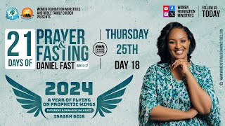 21 Days of Prayer and Fasting Day 18  “Key 5 Finances”  Apostle Mignonne Kabera [upl. by Notxap]