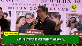 Aga Muhlach says Atasha got the talent in singing from her mom but the guts and bravery from him [upl. by Odraner]