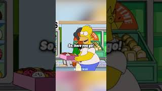 The Griffins meet Homer😁 ｜｜ familyguy simpsons shorts [upl. by Retepnhoj]