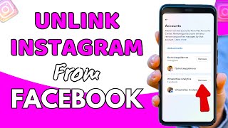 How to Unlink INSTAGRAM from FACEBOOK Page 2024 ✅ [upl. by Nylimaj]