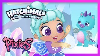 Piper’s Peak Draggle’s Huge Discovery Adventures in Hatchtopia Pixies Hatchimals Cartoons [upl. by Aronson]