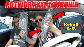 TEST NAJWIĘKSZY KEBAB Z XXXL KEBAB TORUŃ [upl. by Novyak]