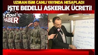 SON DAKİKA Bedelli askerlik ücreti nasıl hesaplanır Bedelli askerlik ücreti ne kadar  A Haber [upl. by Ennyl]