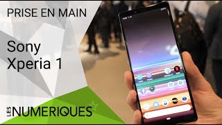 Prise en main de létonnant Sony Xperia 1  MWC 2019 [upl. by Cartwell]