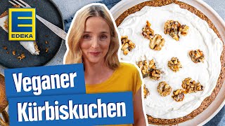 Kürbiskuchen vegan I Veganes Kürbisrezept [upl. by Niran]