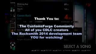 Rocksmith 2014 CDLC HowTo CustomsForge version [upl. by Ursel99]