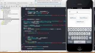 Core Data Tutorial  AddSearchDelete  Xcode 45 [upl. by Ennasor]