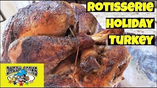 Brined Rotisserie Turkey and Trussing [upl. by Lrac]