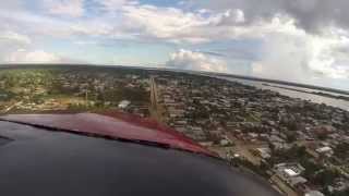 Flight from Vila Bittencourt to Tabatinga in a Cessna [upl. by Neerehs]