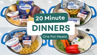 5 Tried amp True 20 Minute Dinners  ONE POT MEALS  The EASIEST Weeknight Recipes  Julia Pacheco [upl. by Eruot]