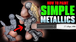 How to paint Simple Metallics 24 steps only [upl. by Yroj795]