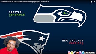 49ERS FAN REACTS TO Seattle Seahawks vs New England Patriots Game Highlights  NFL 2024 Week 2 [upl. by Ahearn]