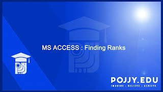 MS ACCESS  Finding Ranks [upl. by Cordova]