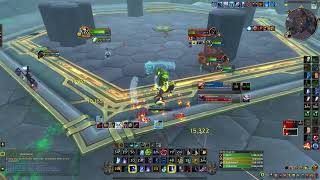 Clockworklol the UndyingFrost mage Destro lock vs Enhance sham Arms War [upl. by Lindly]