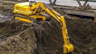 RC Excavator Action BEST of Part 2 of the 2012 compilation [upl. by Latsyrcal]