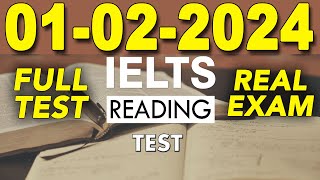 IELTS Reading Test 2024 with Answers  01022024 [upl. by Alleiram]