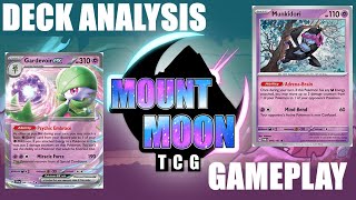 Gardevoir ex  Munkidori  DECK ANALYSIS AND TCG LIVE GAMEPLAY [upl. by Lavro]