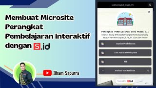 Membuat Microsite Perangkat Pembelajaran Interaktif [upl. by Rosse]