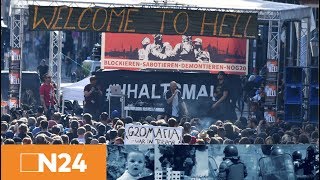 N24 Nachrichten  G20 in Hamburg quotWelcome to HellquotDemo ist auf dem Weg [upl. by Briggs605]