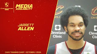 Jarrett Allen Sees Cavaliers Building Right Habits On Day 1 Of Training Camp At IMG Academy [upl. by Atinnor]