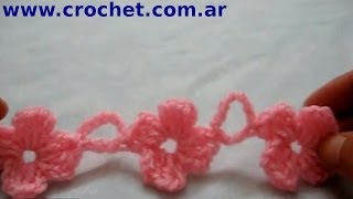 Punto MARGARITA en tejido crochet o ganchillo Parte 2 tutorial paso a paso Moda a Crochet [upl. by Crudden194]