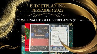 😍Budgetplanung│ 🎄Dezember 2023 │🧧Umschlagmethode [upl. by Eylhsa]