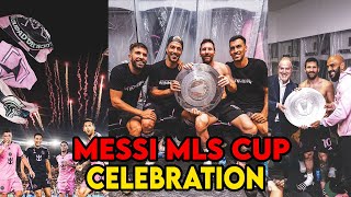 Messi amp Inter Miami Full Celebration After winning MLS Supporters Shield [upl. by Tila]