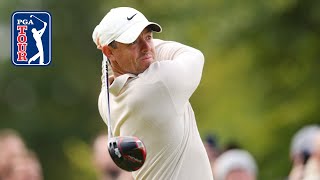 Rory McIlroy drives but each one goes longer than the one before [upl. by Ylremik]